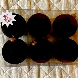 Walmart flocked ornaments